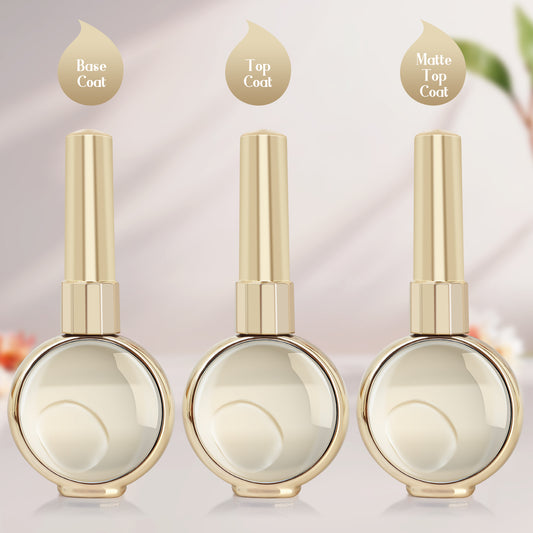 Meow Beauty SR Base Coat | Glossy Top Coat | Matte Top Coat