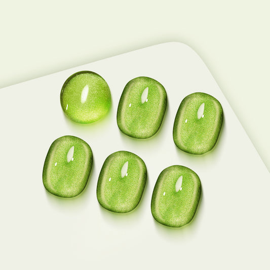 Meow Beauty Neon Green cat eye gel polish