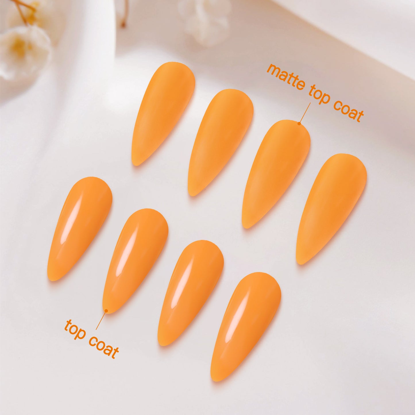Meow Beauty SR Candy-color Sunset Orange Gel Nail Polish – Vibrant Summer Color | Long-Lasting Shine