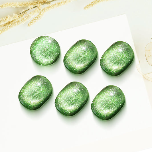 Meow Beauty  Green Cat Eye Gel Polish – Enchanted Emerald Glow