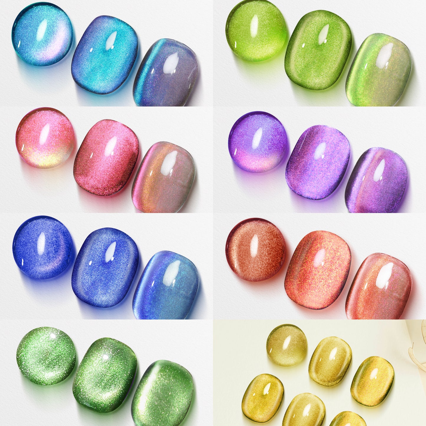 Meow Beauty 15ml Gel Polish Set - Smooth Texture Manicure Kit for Personal & Salon Use Multiple Color Options Long-Wearing Easy Application