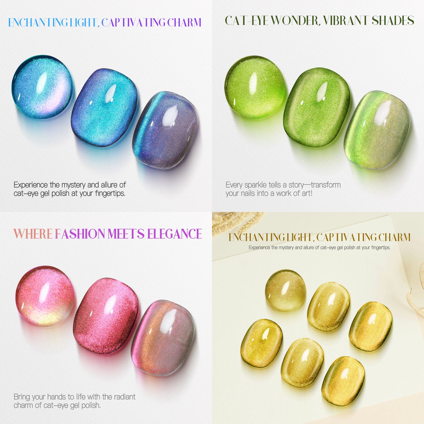 Meow Beauty 15ml Gel Polish Set - Smooth Texture Manicure Kit for Personal & Salon Use Multiple Color Options Long-Wearing Easy Application