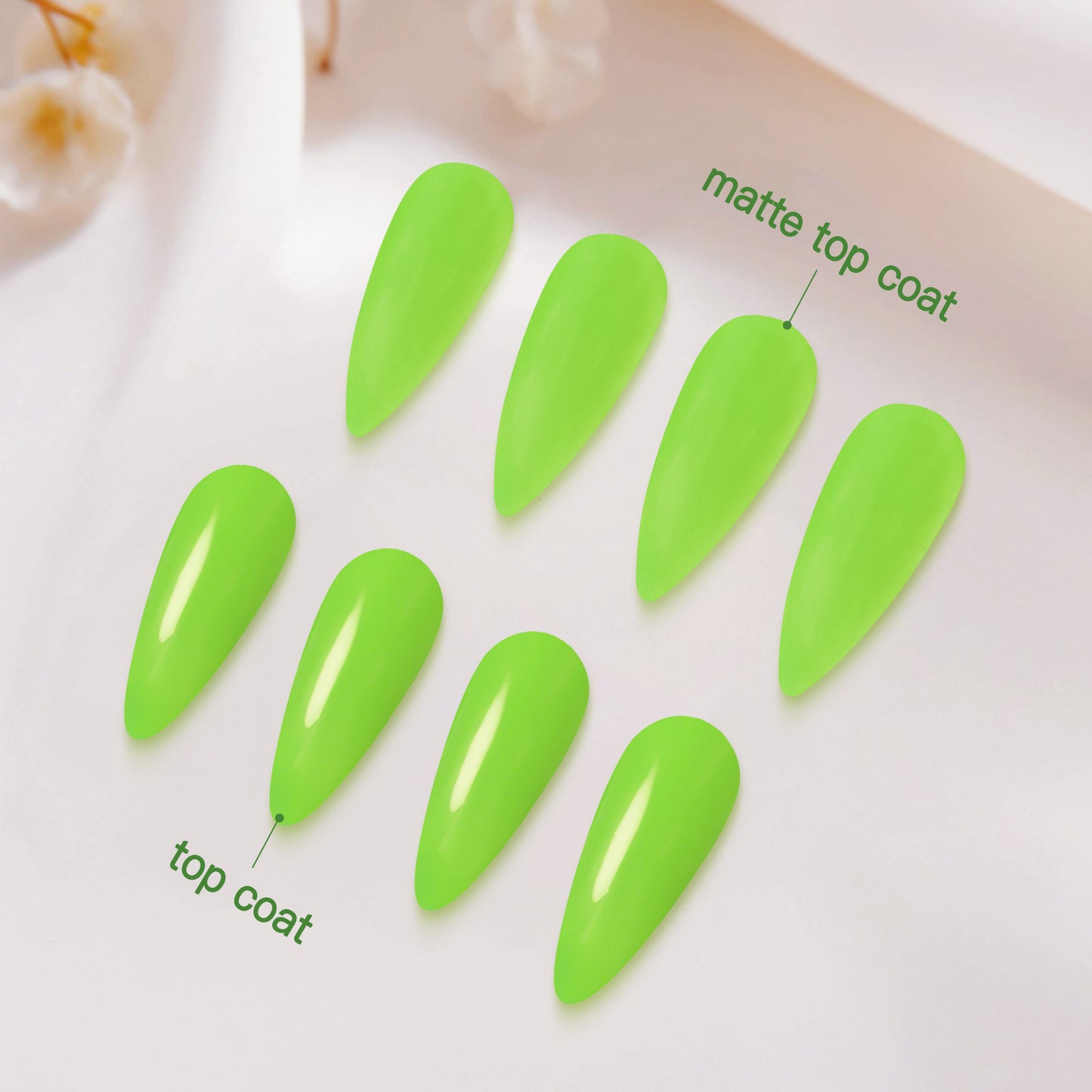 SR Candy-color Neon Lime Green Gel Nail Polish – Bold &amp; Bright | High Gloss Finish