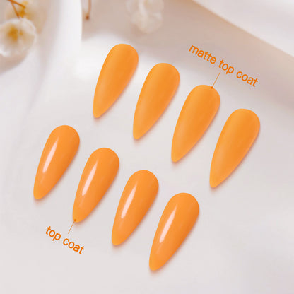Meow Beauty SR Candy-color Sunset Orange Gel Nail Polish – Vibrant Summer Color | Long-Lasting Shine